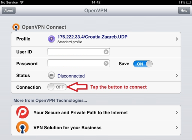 send an email when openvpn connect windows 10